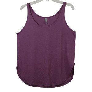 Next Level Apparel Sleeveless Tank Top Purple Women Size L Lounge Workout Gym